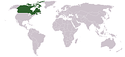 Location of Canada
