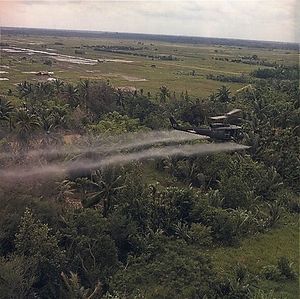 U.S. used chemical defoliants extensively, leaving much of the region poisoned to the local population.