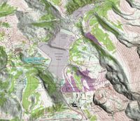 Several million dollars annually are spent on the environmental effects of these tailing ponds at Climax, Colorado, even though the molybdenum mine has  been closed for decades.